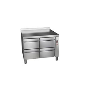 Stół chłodniczy 600 mm z szufladami bez agregatu 1192x600x850 mm | ASBER, ETP-6-117-04 R HC SB40 Essenzial Line