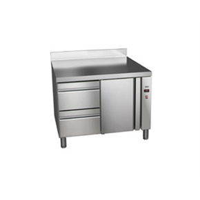 Stół chłodniczy 600 mm z szufladami bez agregatu 1192x600x850 mm | ASBER, ETP-6-117-12 R HC SB40 Essenzial Line