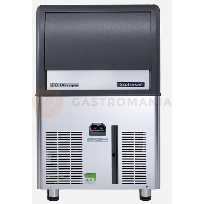 Kostkarka do lodu 531x600x785 mm chłodzona powietrzem, lód gourmet S, M, L | SCOTSMAN, EC 86