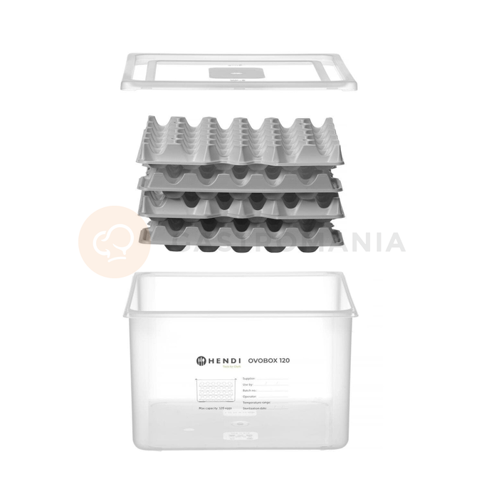 Pojemnik na jajka, GN 2/3, 18 l, 355x325x200 mm | HENDI, Ovobox 120