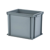 Plastikowy kontener Europa Serie szary - wys. wew. 317 mm | PAVONI, E4332