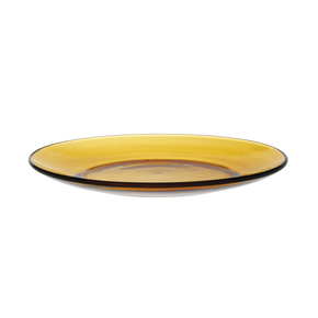 Talerz deserowy pomarańczowy, 190x20 mm | DURALEX, Lys Amber
