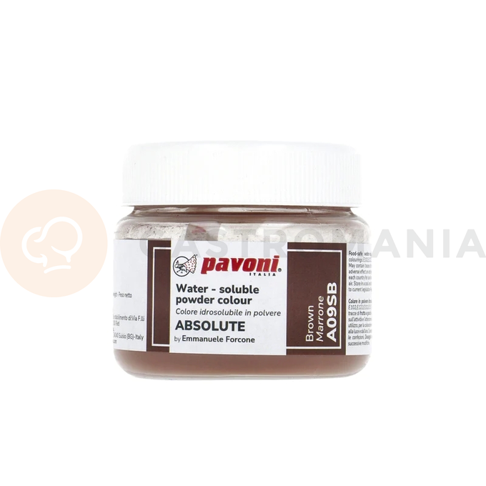 Barwnik w proszku brązowy 50 g | PAVONI, A09SB