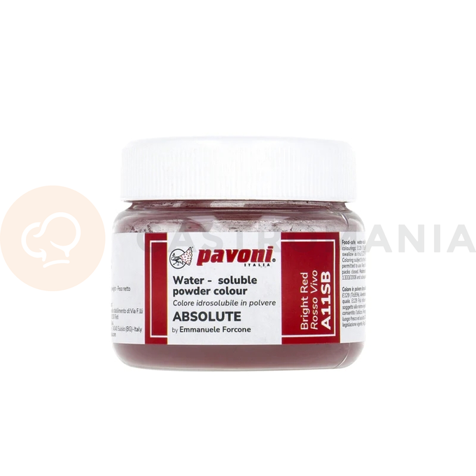 Barwnik w proszku jasny czerwony 50 g | PAVONI, A11SB