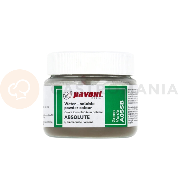 Barwnik w proszku zielony 50 g | PAVONI, A05SB