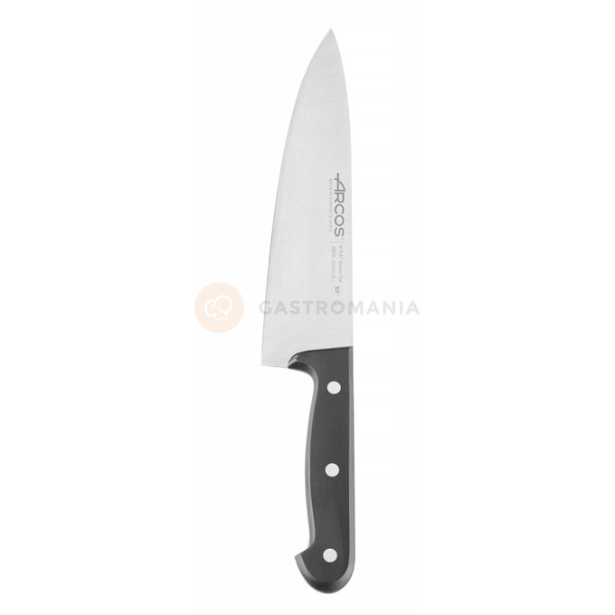 Nóż szefa kuchni, czarny, 314 mm | ARCOS, Universal