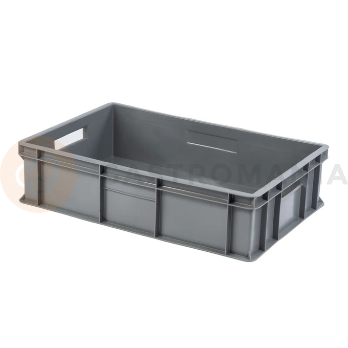 Plastikowy kontener Serie Europa szary - wys. wew. 195 mm | PAVONI, E6420