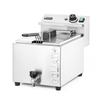Frytownica XL z kranem spustowym, 10 l, 400V/10200W, 300x585x392 mm | HENDI, Goliath