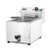Frytownica XL z kranem spustowym, 10 l, 400V/10200W, 300x585x392 mm | HENDI, Goliath