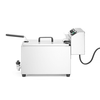Frytownica XL z kranem spustowym, 10 l, 400V/10200W, 300x585x392 mm | HENDI, Goliath
