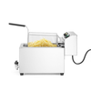 Frytownica XL z kranem spustowym, 10 l, 400V/10200W, 300x585x392 mm | HENDI, Goliath