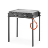 Grill gazowy, czarny, 11,6 kW, 790x560x900 mm | HENDI, Roast-Master Pro Black