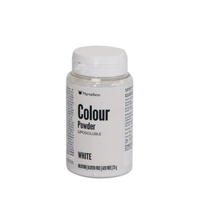 Barwnik w proszku, rozpuszczalny w tłuszczach 25 g - biały | MARTELLATO, Colour powder