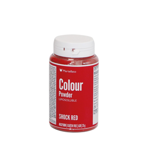 Barwnik w proszku, rozpuszczalny w tłuszczach 25 g - mocny czerwony | MARTELLATO, Colour powder