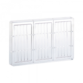 Forma do tabliczek czekolady 275x175 mm, 3 szt. | MARTELLATO, Peak