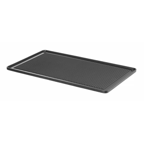 Płyta do grillowania, ryflowana, GN 1/1, 530x325x15 mm | HENDI, Convectomat Grillplate