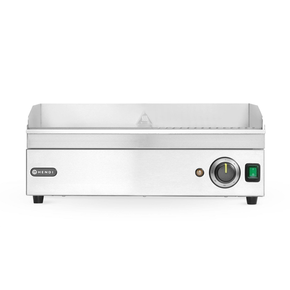 Płyta grillowa w połowie żebrowana, 1/2 gładka, 1/2 ryflowana, 2400W, 527x404x233 mm | HENDI, Kitchen Line