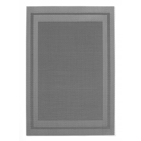 Podkładka na stół, ramka - zestaw, grafitowa, 6 szt., 450x300 mm | HENDI, 597880