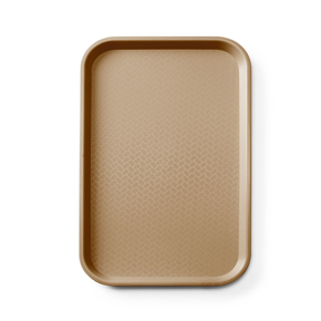 Taca fast food z polipropylenu GN 1/1, brązowa, 530x325x20 mm | AMERBOX, 878583
