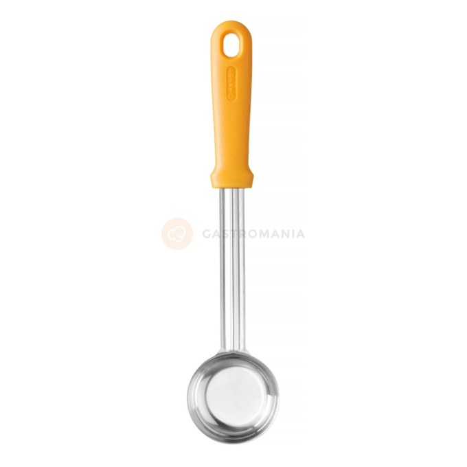 Chochla do sosu do pizzy heavy-duty, 0,09 l, pomarańczowa, 330x72x27 mm | HENDI, 855621