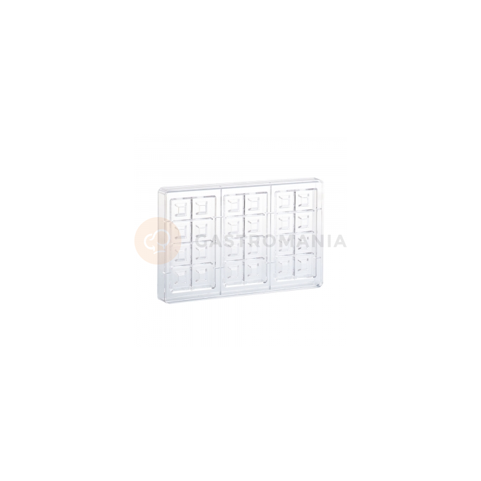 Forma do tabliczek czekolady 275x175 mm, 3 szt. | MARTELLATO, Block