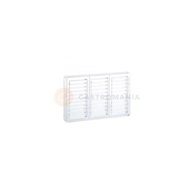 Forma do tabliczek czekolady 275x175 mm, 3 szt. | MARTELLATO, Log