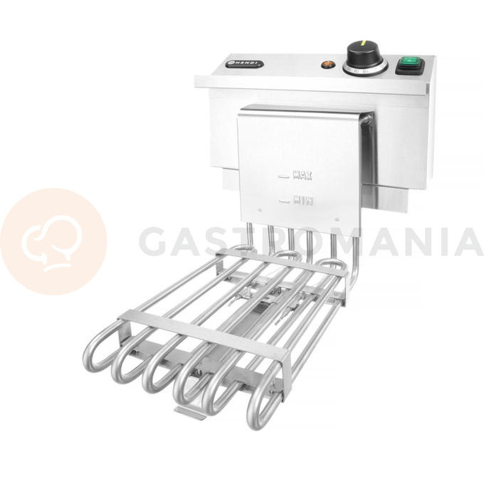 Frytownica XL z kranem spustowym, 10 l, 400V/10200W, 300x585x392 mm | HENDI, Goliath