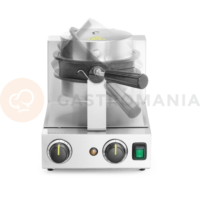 Gofrownica obrotowa do gofrów Bubble Waffle, 1500W, 255x560x318 mm | HENDI, 212196