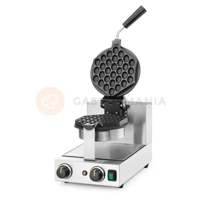 Gofrownica obrotowa do gofrów Bubble Waffle, 1500W, 255x560x318 mm | HENDI, 212196
