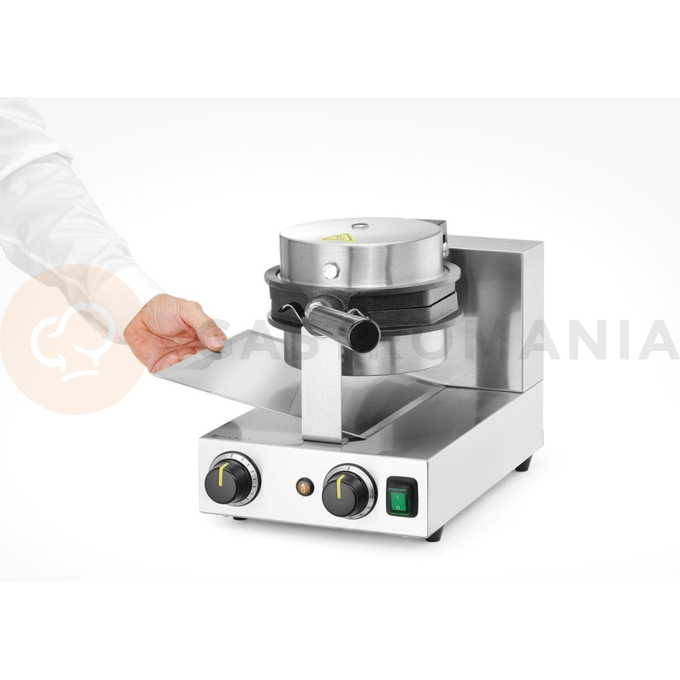 Gofrownica obrotowa do gofrów Bubble Waffle, 1500W, 255x560x318 mm | HENDI, 212196