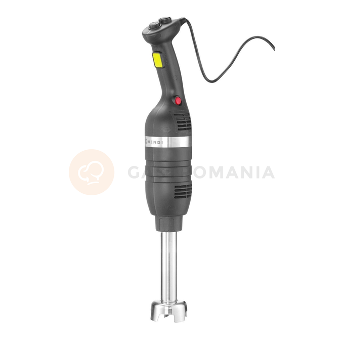 Mikser ręczny 350 ze zmienną prędkością i ramieniem miksującym 250 mm, czarny, 350W, 100x666 mm | HENDI, Kitchen Line