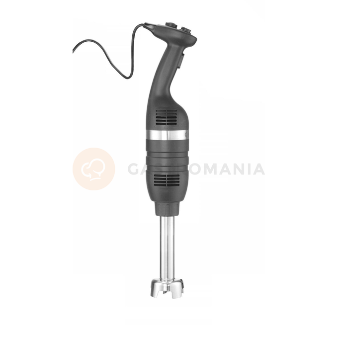 Mikser ręczny 350 ze zmienną prędkością i ramieniem miksującym 250 mm, czarny, 350W, 100x666 mm | HENDI, Kitchen Line