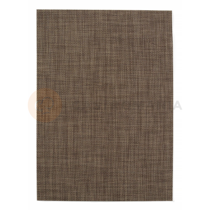 Podkładka na stół - zestaw, brązowa, 6 szt., 450x300 mm | HENDI, 597927