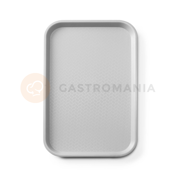 Taca fast food z polipropylenu GN 1/1, jasnoszara, 530x325x20 mm | AMERBOX, 878538