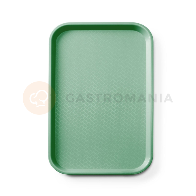 Taca fast food z polipropylenu GN 1/1, zielona, 530x325x20 mm | AMERBOX, 878576
