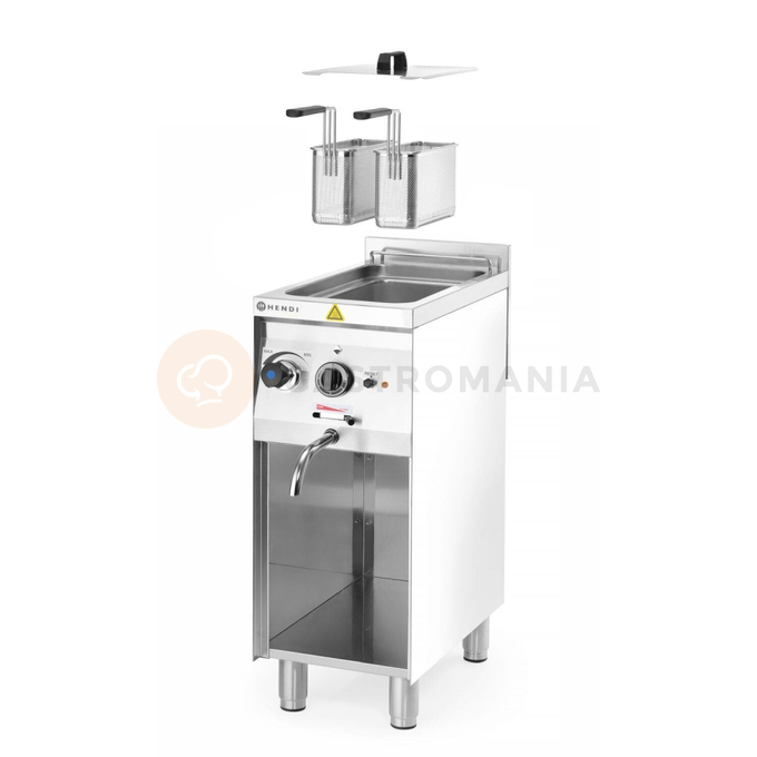 Urządzenie do gotowania makaronu i pierogów, wolnostojące, 10 l, 3500W, 330x600x907 mm | HENDI, 238844