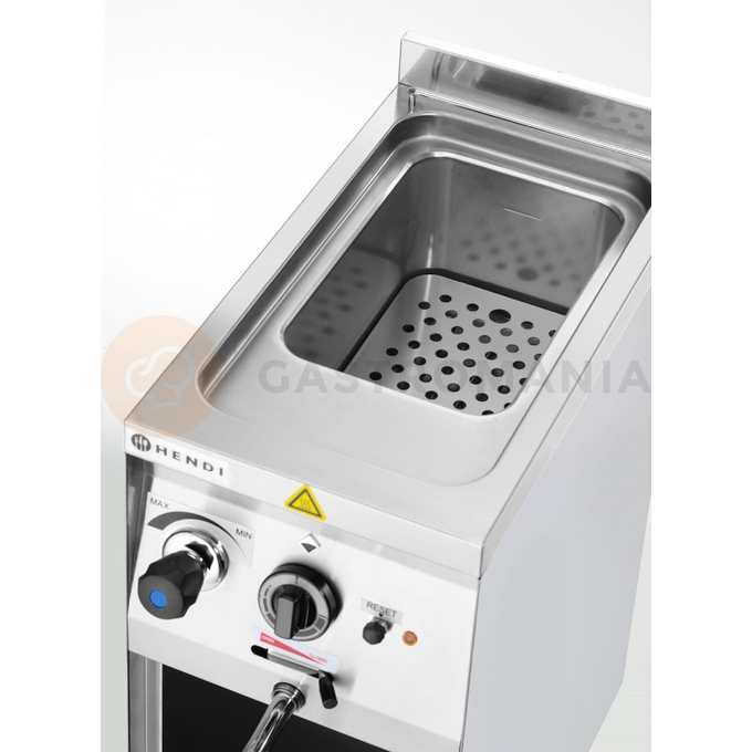 Urządzenie do gotowania makaronu i pierogów, wolnostojące, 10 l, 3500W, 330x600x907 mm | HENDI, 238844