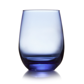 Kieliszek do wina 0,451 l, niebieski | LIBBEY, Stemless