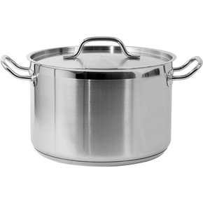 Profesjonalny garnek średni z pokrywką, o wymiarach 28x18 cm oraz pojemności 11,1 l.

Garnek YATO Professional Kitchen Equipment przeznaczony jest do profesjonalnego wykorzystania w branży gastronomicznej. Doskonale nadaje się do przygotowywania wszelkiego rodzaju potraw.

Wykonany jest z wysokiej jakości stali nierdzewnej 21/0, opracowanej specjalnie do użytku w gastronomii. Najważniejszą zaletą garnków wykonanych z tego rodzaju stali jest przewodzenie ciepła aż o 30% większe w porównaniu ze standardowymi garnkami wykonanymi ze stali 304. Charakteryzuje je również podwyższona odporność na uszkodzenia mechaniczne oraz działanie kwasów organicznych i detergentów. Właśnie dlatego, nadają się do mycia w zmywarkach, oraz są odporne na intensywne szorowanie powierzchni. 

Co ważne, garnki wykonane ze stali typu 21/0 nie zawierają szkodliwych dla zdrowia ludzkiego manganu i niklu.
Specjalna konstrukcja dna kapsułowego rozprowadza ciepło równomiernie po całej powierzchni spodu, co zwiększa stopień wykorzystania ciepła i efektywność gotowania. Przekłada się to bezpośrednio na ich jakość oraz komfort pracy kucharza. Takie rozwiązanie zmniejsza również ryzyko przypalenia potraw. 

Wkładka ferromagnetyczna w dnie pozwala na stosowanie garnków YATO na każdym rodzaju kuchenek, takich jak:
- elektryczna
- indukcyjna
- gazowa
- ceramiczna 

Boczne ściany garnka i pokrywka są wykonane z grubej stali, utrzymującej temperaturę dłużej niż standardowe naczynia ze stali typu 304. 

W garnkach YATO zastosowano wyjątkowo masywne i nienagrzewające się, solidnie zamocowane uchwyty. Gwarantuje to bezpieczeństwo i wieloletnią trwałość użytkowania.
Przeznaczony do profesjonalnego wykorzystania w branży gastronomicznej. Doskonale nadaje się do gotowania wszelkiego rodzaju potraw

 | YG-00024, Garnek średni z pokrywką ze stali nierdzewnej 28x18 cm 11,1 l