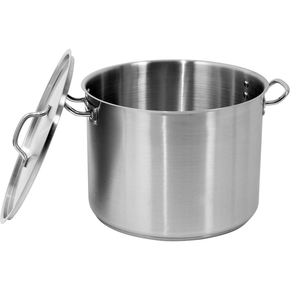 Profesjonalny garnek średni z pokrywką, o wymiarach 40x30 cm oraz pojemności 37,7 l.

Garnek YATO Professional Kitchen Equipment przeznaczony jest do profesjonalnego wykorzystania w branży gastronomicznej. Doskonale nadaje się do przygotowywania wszelkiego rodzaju potraw.

Wykonany jest z wysokiej jakości stali nierdzewnej 21/0, opracowanej specjalnie do użytku w gastronomii. Najważniejszą zaletą garnków wykonanych z tego rodzaju stali jest przewodzenie ciepła aż o 30% większe w porównaniu ze standardowymi garnkami wykonanymi ze stali 304. Charakteryzuje je również podwyższona odporność na uszkodzenia mechaniczne oraz działanie kwasów organicznych i detergentów. Właśnie dlatego, nadają się do mycia w zmywarkach, oraz są odporne na intensywne szorowanie powierzchni. 

Co ważne, garnki wykonane ze stali typu 21/0 nie zawierają szkodliwych dla zdrowia ludzkiego manganu i niklu.
Specjalna konstrukcja dna kapsułowego rozprowadza ciepło równomiernie po całej powierzchni spodu, co zwiększa stopień wykorzystania ciepła i efektywność gotowania. Przekłada się to bezpośrednio na ich jakość oraz komfort pracy kucharza. Takie rozwiązanie zmniejsza również ryzyko przypalenia potraw. 

Wkładka ferromagnetyczna w dnie pozwala na stosowanie garnków YATO na każdym rodzaju kuchenek, takich jak:
- elektryczna
- indukcyjna
- gazowa
- ceramiczna 

Boczne ściany garnka i pokrywka są wykonane z grubej stali, utrzymującej temperaturę dłużej niż standardowe naczynia ze stali typu 304. 

W garnkach YATO zastosowano wyjątkowo masywne i nienagrzewające się, solidnie zamocowane uchwyty. Gwarantuje to bezpieczeństwo i wieloletnią trwałość użytkowania.
Przeznaczony do profesjonalnego wykorzystania w branży gastronomicznej. Doskonale nadaje się do gotowania wszelkiego rodzaju potraw

 | YG-00027, Garnek średni z pokrywką ze stali nierdzewnej 40x30 cm 37,7 l