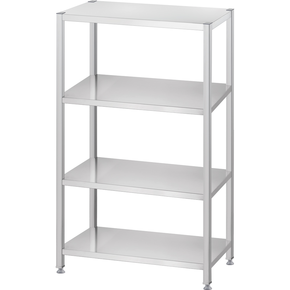 Regał magazynowy, półki pełne 1200x600x1800 mm, skręcany | GREDIL, 670126