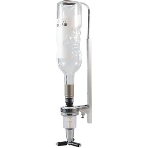 Stojak na 1 butelkę z dozownikiem, 0.03 l, aluminiowy, 390 mm | STALGAST, 475140