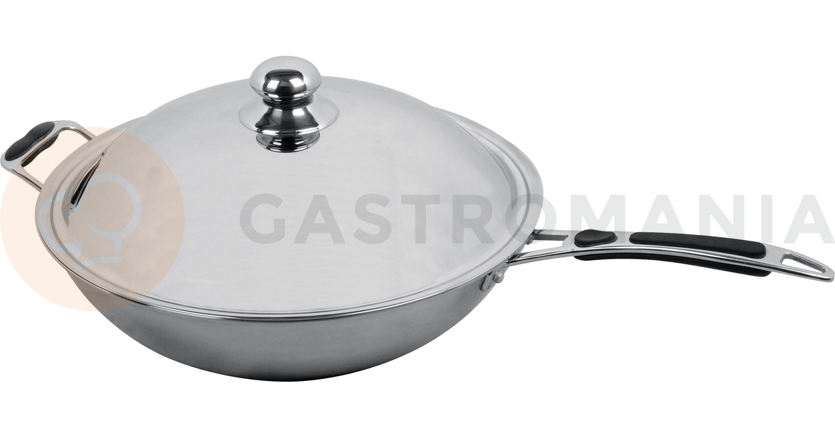 Wok do kuchenki indukcyjnej, średnica: 36 cm | HENDI, 239773