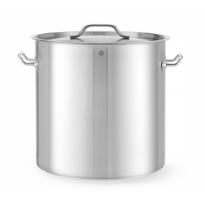 Garnek nierdzewny z pokrywą, wysoki, średnica: 40 cm, 50 l | HENDI, Budget