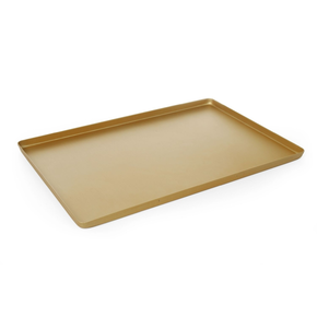 Taca cukiernicza do ekspozycji produktu 60x40x2 cm, złota | HENDI, 808573