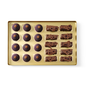 Taca cukiernicza do ekspozycji produktu 60x40x2 cm, złota | HENDI, 808573