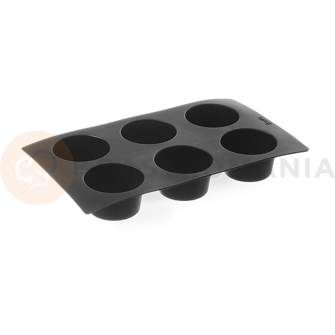 Silikonowa forma 6 x Muffins, średnica: 6,9x4 cm | HENDI, 677209