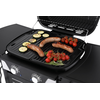 Grill elektryczny YATO Asahi to zaawansowane urządzenie do grillowania, łączące w sobie moc, funkcjonalność i wygodę użytkowania.

Produkt wysoce odporny na działanie warunków atmosferycznych (wodoodporność IPX4).

Konstrukcja grilla YATO Asahi została starannie przemyślana pod kątem wygody użytkowania:
• pokrywa z wbudowanym termometrem przyspiesza proces grillowania i chroni przed wiatrem; dodatkowo dym z potraw nada im odpowiedni smak i aromat
• 6 wieszaków na akcesoria oraz składane półki boczne zapewniają dodatkową przestrzeń roboczą
• czytelne, chromowane pokrętła regulacji temperatury
• składane półki boczne sprawiają, że grilla zajmuje mało miejsca i jest łatwiejszy w przechowywaniu i transporcie

Grill wyposażony jest w dwie grzałki o łącznej mocy 2300W i oferuje imponującą wydajność grzewczą.

Jego unikalna cecha to 2-strefowa regulacja temperatury w zakresie 100 - 300°C, umożliwiająca jednoczesne przygotowywanie różnych potraw w odmiennych temperaturach.

Grill posiada emaliowany ruszt o powierzchni grzewczej 47 x 37 cm, zapewniający dużą przestrzeń do grillowania.

Dodatkowo, wyposażony jest w emaliowaną płytę oraz emaliowaną kratkę podgrzewającą o wymiarach 40 x 15 cm, co zwiększa jego wszechstronność.

Dodatkowe informacje
• moc: 2300 W (230V 50Hz)
• ilość grzałek: 2, każda o mocy 1,15 kW
• stalowa misa odporna na działania wysokiej temperatury
• pojemnik na tłuszcz - możliwość wyjęcia i umycia poza grillem
• stopień ochrony przed deszczem: IPX4

Wymiary i waga
• grill: 100,5 x 47,5 x 92,4 cm (szerokość grilla po złożeniu półek: 60 cm)
• powierzchnia grzewcza rusztu: 47 x 37 cm
• kratka do podgrzewania: 40 x 15 cm
• waga grilla: 14,5 kg
• przewód: 1,5 m (1.0 mm²)

Materiał wykonania
• ruszt: stal pokryta emalią
• płyta: stal pokryta emalią
• kratka podgrzewająca: stal pokryta emalią
• grzałki: stal nierdzewna
• termometr: stal nierdzewna
• pokrywa: stal, malowana na kolor czarny, odporna na wysoką temperaturę
• misa: stal, malowana na kolor czarny, odporna na wysoką temperaturę
• uchwyt: stal nierdzewna
• pojemnik na tłuszcz: stal malowana na kolor czarny
• panel przedni: stal malowana proszkowo na kolor czarny, stal nierdzewna
• pokrętła: ABS
• półki boczne: stal malowana proszkowo na kolor czarny
• nogi: stal malowana proszkowo na kolor czarny
• kółka: PE

W celach logistycznych grill gazowy zapakowany jest w karton. Panel grilla wraz z pokrywą dostarczony jest w całości, co ułatwia i przyspiesza montaż. | Asahi, Grill elektryczny, stojący 2300 W, 47x37 cm