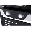Grill elektryczny YATO Asahi to zaawansowane urządzenie do grillowania, łączące w sobie moc, funkcjonalność i wygodę użytkowania.

Produkt wysoce odporny na działanie warunków atmosferycznych (wodoodporność IPX4).

Konstrukcja grilla YATO Asahi została starannie przemyślana pod kątem wygody użytkowania:
• pokrywa z wbudowanym termometrem przyspiesza proces grillowania i chroni przed wiatrem; dodatkowo dym z potraw nada im odpowiedni smak i aromat
• 6 wieszaków na akcesoria oraz składane półki boczne zapewniają dodatkową przestrzeń roboczą
• czytelne, chromowane pokrętła regulacji temperatury
• składane półki boczne sprawiają, że grilla zajmuje mało miejsca i jest łatwiejszy w przechowywaniu i transporcie

Grill wyposażony jest w dwie grzałki o łącznej mocy 2300W i oferuje imponującą wydajność grzewczą.

Jego unikalna cecha to 2-strefowa regulacja temperatury w zakresie 100 - 300°C, umożliwiająca jednoczesne przygotowywanie różnych potraw w odmiennych temperaturach.

Grill posiada emaliowany ruszt o powierzchni grzewczej 47 x 37 cm, zapewniający dużą przestrzeń do grillowania.

Dodatkowo, wyposażony jest w emaliowaną płytę oraz emaliowaną kratkę podgrzewającą o wymiarach 40 x 15 cm, co zwiększa jego wszechstronność.

Dodatkowe informacje
• moc: 2300 W (230V 50Hz)
• ilość grzałek: 2, każda o mocy 1,15 kW
• stalowa misa odporna na działania wysokiej temperatury
• pojemnik na tłuszcz - możliwość wyjęcia i umycia poza grillem
• stopień ochrony przed deszczem: IPX4

Wymiary i waga
• grill: 100,5 x 47,5 x 92,4 cm (szerokość grilla po złożeniu półek: 60 cm)
• powierzchnia grzewcza rusztu: 47 x 37 cm
• kratka do podgrzewania: 40 x 15 cm
• waga grilla: 14,5 kg
• przewód: 1,5 m (1.0 mm²)

Materiał wykonania
• ruszt: stal pokryta emalią
• płyta: stal pokryta emalią
• kratka podgrzewająca: stal pokryta emalią
• grzałki: stal nierdzewna
• termometr: stal nierdzewna
• pokrywa: stal, malowana na kolor czarny, odporna na wysoką temperaturę
• misa: stal, malowana na kolor czarny, odporna na wysoką temperaturę
• uchwyt: stal nierdzewna
• pojemnik na tłuszcz: stal malowana na kolor czarny
• panel przedni: stal malowana proszkowo na kolor czarny, stal nierdzewna
• pokrętła: ABS
• półki boczne: stal malowana proszkowo na kolor czarny
• nogi: stal malowana proszkowo na kolor czarny
• kółka: PE

W celach logistycznych grill gazowy zapakowany jest w karton. Panel grilla wraz z pokrywą dostarczony jest w całości, co ułatwia i przyspiesza montaż. | Asahi, Grill elektryczny, stojący 2300 W, 47x37 cm
