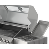 Grill gazowy 6+1 o nowoczesnym wyglądzie wykonany ze stali nierdzewnej, wyposażony w żeliwny ruszt o wymiarach 82 x 41,5 cm. Półki boczne oraz pojemna, zamykana szafka ułatwią przechowywanie przypraw i niezbędnych akcesoriów. Palnik boczny o mocy 2,2 kW umożliwi gotowanie i podgrzewanie potraw w garnku lub na patelni. Dodatkowym atutem jest miejsce na butlę gazową, pojemnik ze stali nierdzewnej umieszczony w jednej z półek bocznych oraz wbudowany otwieracz do butelek.

Wymiary i waga:
• Grill: 144 x 57 x 112cm 
• Ruszt żeliwny, żebrowy (4szt) - powierzchnia grzewcza 82 x 41,5 cm, waga 6,45kg
• Okrągły ruszt (ø30cm) wbudowany w ruszt żebrowy. Możliwość wyjęcia okrągłego rusztu i włożenia specjalnej, kamiennej płyty na pizzę (brak w zestawie)
• Kratka podgrzewająca: 82 x 12cm 
• Waga grilla: 46 kg
• Wymiar szyby: 76 x 13cm
• Wymiar półki bocznej: 34,5 x 42,5cm
• Wymiar pojemnika na jedzenie: 26,5 x 32,5 x 9,5cm
• UWAGA: brak płyty żeliwnej w zestawie. Możliwość dokupienia dwustronnej płyty o wymiarach 22 x 41cm (indeks YG-20020)

Informacje:
• Otwierana szafka ze specjalną kieszenią (otworem) przeznaczonym na przechowywanie w trakcie i po grillowaniu polskiej butli gazowej 11kg. 
• Pokrywa z termometrem zapewnia szybsze grillowanie oraz osłonę przed wiatrem. Dodatkowo dym z potraw nada im odpowiedni smak i aromat.
• Szybka umieszczona w pokrywie umożliwia podgląd stanu przyrządzanych potraw. Szybka o grubości 6mm odporna na wysoką temperaturę.
• Zapalnik umieszczony w pokrętłach
• Wyjmowany pojemnik na jedzenie - idealna do przechowywania zamarynowanych potraw, odłożenia upieczonych, gorących potraw i utrzymywanie ich temperatury (dodatkowo można owinąć je aluminiową folią)
• Niezawodny, żeliwny ruszt, który szybko się nagrzewa i długo utrzymuje ciepło.
• Kratka podgrzewająca nad rusztem wykonana ze stali nierdzewnej 
• Ilość palników: 6+1, czyli 6 palników głównych ze stali nierdzewnej, każdy o mocy 3kW. 1 palnik boczny o mocy 2,2kW.
• Łączna moc: 20,2kW
• Średnie spalanie gazu*: 1468 g/h
• Palnik boczny umożliwia ugotowanie lub podgrzanie zupy, przygotowanie sosów, zagotowanie wody na herbatę. 
• Stalowa misa odporna na działania wysokiej temperatury 
• Półki boczne oraz pojemna, zamykana szafka ułatwią przechowywanie przypraw i niezbędnych akcesoriów.
• 4 obrotowe kółka z hamulcem ułatwią transport grilla.
• 6 wieszaków umieszczonych na półkach bocznych. Idealne do zawieszenia sztućców, ściereczki itp.
• 7 pokręteł z niebieskim światłem LED, które zapalają się po uruchomieniu danego palnika. Oświetlenie ułatwią grillowanie po zmroku, informuje który palnik jest włączony
• Wyprofilowane osłony palnika (aromatyzery) z wycięciami 
• Otwieracz do butelek z boku grilla
• Możliwość wysunięcia płyty ściekowej i umycia poza grillem
• Możliwość dokupienia pokrowca na grilla - model YATO YG-20051
• Możliwość zainstalowania obrotowego rożna elektrycznego do przyrządzania m.in. kurczaka - model YG-20021

*Zużycie maksymalne przy działających wszystki palnikach

Materiał wykonania: 
• Ruszt: żeliwo
• Kratka podgrzewająca: stal nierdzewna (S/S 430)
• Palnik: stal nierdzewna
• Osłona palnika (aromatyzer): stal pokryta emalią
• Termometr: stal nierdzewna
• Pokrywa: stal nierdzewna (S/S 430), podwójna warstwa
• Misa: stal, malowana na kolor czarny, odporna na wysoką temperaturę
• Uchwyt: stal nierdzewna
• Panel przedni: stal nierdzewna (S/S 430)
• Półki boczne: stal nierdzewna (S/S 430)
• Półki boczne (wieszaki): tworzywo sztuczne, kolor szary
• Szafka przednia (drzwiczki): stal nierdzewna (S/S 430), podwójna warstwa
• Szafka przednia (pozostałe elementy): stal, malowana proszkowo na kolor srebrny
• Szyba: szkło hartowane
• Pojemnik na jedzenie: stal nierdzewna

STAL NIERDZEWNA S/S 430 należy do wysokogatunkowych stali ferrytycznych. Wysoka zawartość chromu a tym samym wysoka odporność korozyjna pozwala na zastosowanie w produktach o podwyższonym działaniu wody. 

ŻELIWO - wysokowęglowy stop żelaza z węglem (ponad 2,11% węgla). Gwarantuje lepsze parametry termiczne - równomiernie się nagrzewa, doskonale przewodzi temperaturę, długo utrzymuje ciepło. Jest bardzo trwały oraz wysoce odporny na ścieranie i korozję

Zalety grillowania na grillu gazowym:
• WYJĄTKOWY SMAK -wyjątkowy smak otrzymujemy dzięki odparowywaniu z potraw soków i tłuszczy. Kopuła w grillu gazowym zatrzymuje dym i nadaje im aromat
• KONTROLA TEMPERATURY -dzięki pokrętłom, pokrywie, kilku palnikom oraz termometrowi jesteś w stanie dopasować temperaturę do przyrządzanych mięs, warzyw i serów.
• KOMFORT PRACY -W porównaniu do grilli węglowych grillowanie oraz konserwacja będzie dużo łatwiejsza. Po pierwsze dzięki szybkiemu nagrzewaniu się grilla możesz zacząć smażyć już po kilku minutach. Po drugie nie musisz dorzucać węgla, dmuchać i kontrolować wielkości płomienia. Po trzecie czyszczenie grilla gazowego jest znacznie szybsze - m.in. nie wymaga wysypywania popiołu.

Możliwość dokupienia dodatkowych akcesoriów:
• pokrowiec YG-20051
• płyta żeliwna YG-20020
• rożno elektryczne YG-20021
• wąż z reduktorem VOREL 99670 lub 99671

W celach logistycznych grill gazowy zapakowany jest w karton. Panel grilla wraz z pokrywą dostarczony jest w całości, co ułatwia i przyspiesza montaż

Do grilla nie jest dołączony reduktor oraz wąż. | Itami, Grill gazowy 6+1 stal nierdzewna 20,5 kW, z szybą